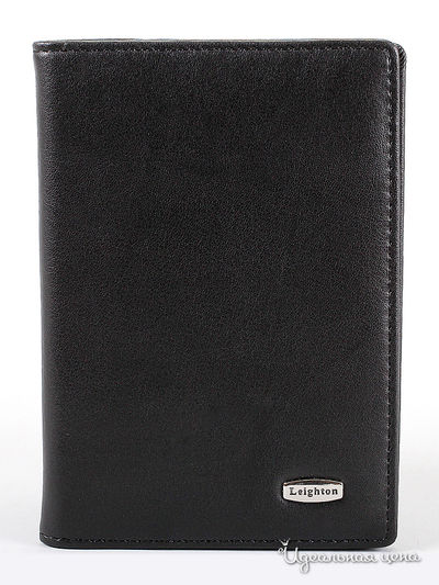 Обложка на паспорт Leighton, цвет черный