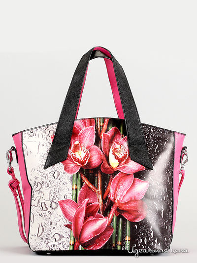 Сумка Flioraj, цвет черный, розовый