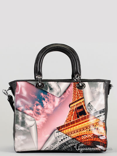 Сумка Flioraj, цвет черный, фиолетовый