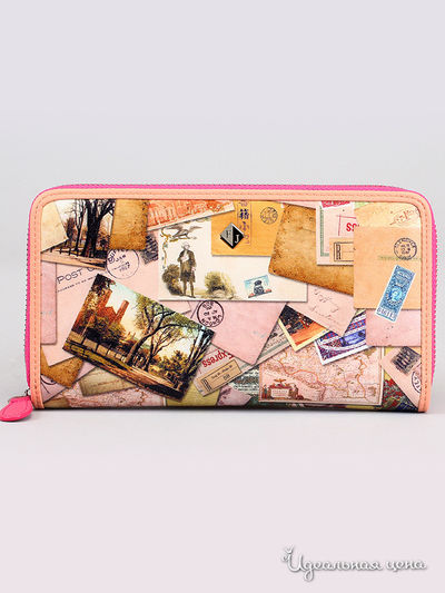 Кошелек Flioraj, цвет бежевый, розовый