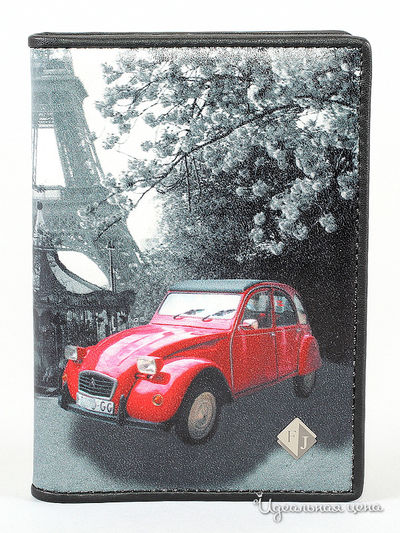 Обложка на паспорт Flioraj, цвет белый, черный, красный