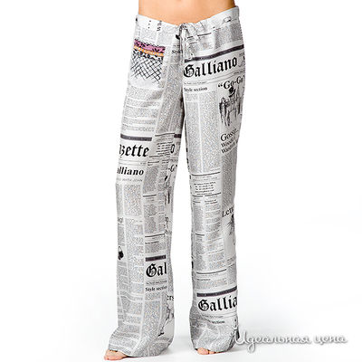 Брюки Galliano, цвет цвет белый