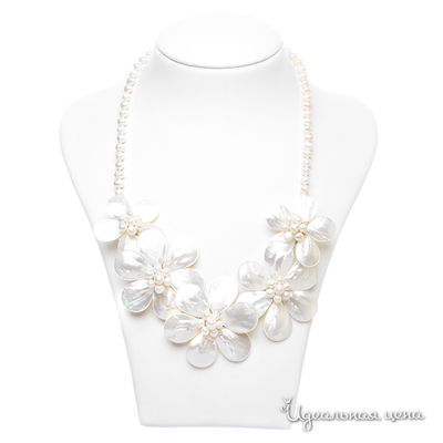 Колье Эсмеральда, цвет белый