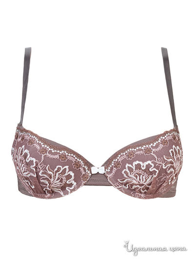 Бюстгальтер балконет Tenerezza, цвет коричневый