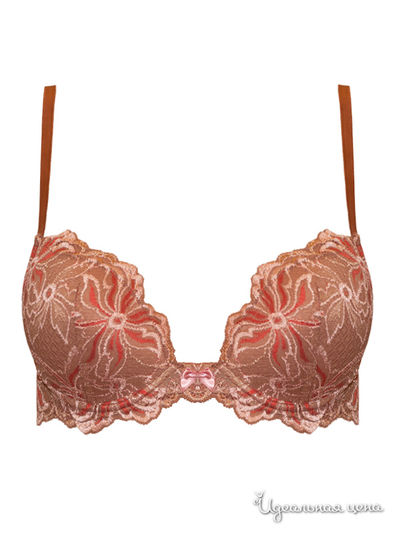 Бюстгальтер пуш-ап Tenerezza, цвет терракотовый