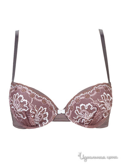 Бюстгальтер пуш-ап Tenerezza, цвет коричневый