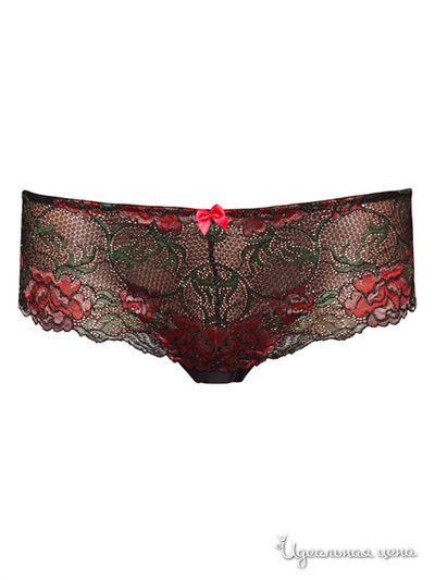 Трусы-стринги Tenerezza, цвет черный, красный