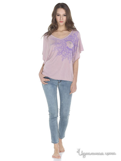 Футболка Tenerezza, цвет бледно-розовый