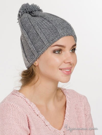 Шапка Green Mandarin, цвет серый