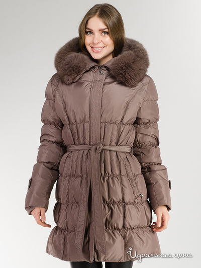 Пуховик La Masa, цвет темно-бежевый