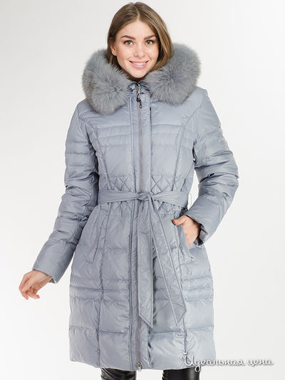 Пальто пуховое La Masa, цвет светло-серый