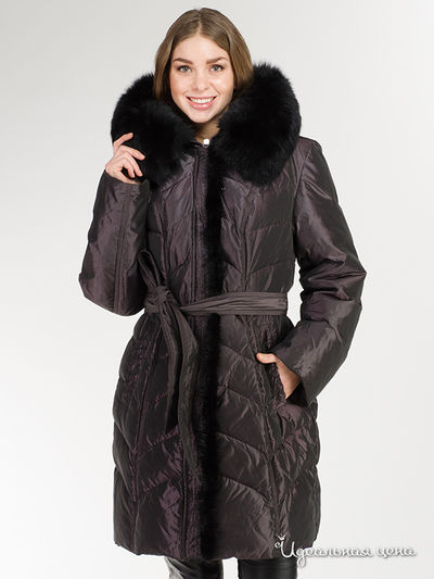 Пуховик La Reine Blanche, цвет коричневый