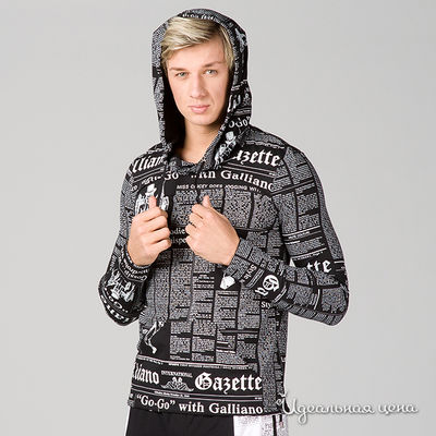 Толстовка Galliano, цвет цвет черный