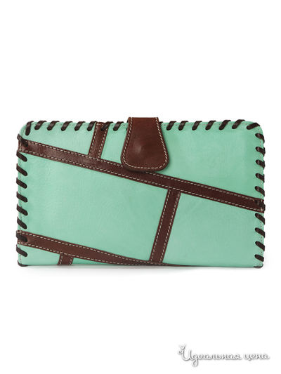 Клатч Nardelli, цвет салатовый, коричневый
