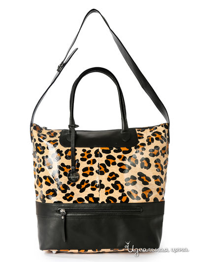 Сумка Pulicati, цвет черный, коричневый