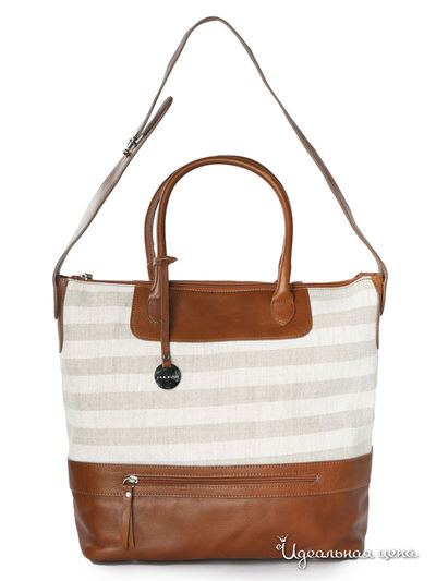 Сумка Pulicati, цвет бежевый, коричневый