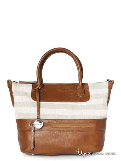 Сумка Pulicati, цвет бежевый, коричневый