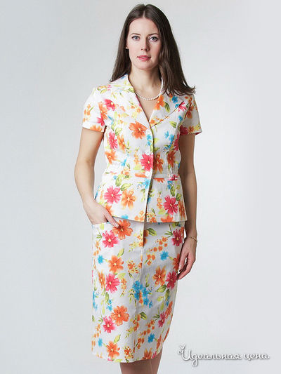 Юбка Essa, цвет белый, голубой, розовый