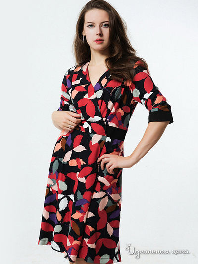 Платье Essa, цвет красный, черный, фиолетовый