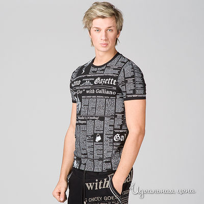 Футболка Galliano, цвет цвет черный