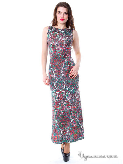 Платье La Via Estelar, цвет красный, зеленый