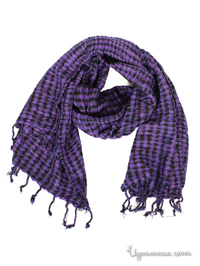 Палантин Flioraj, цвет фиолетовый, черный