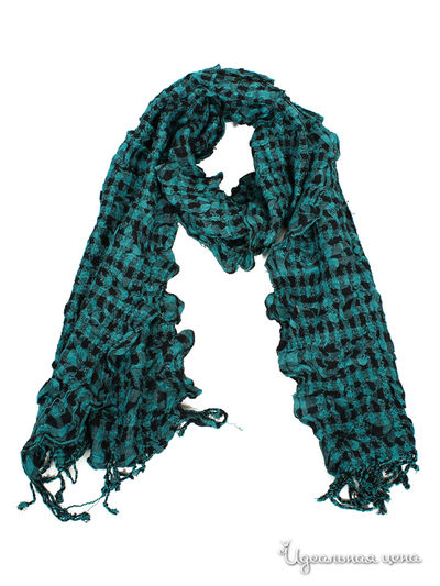 Шарф Flioraj, цвет бирюзовый, черный