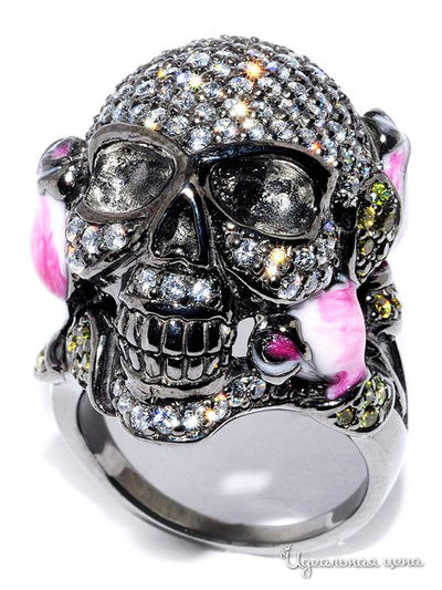 Кольцо SILVER-WINGS, цвет мультиколор