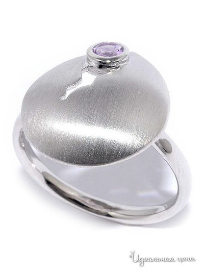 Кольцо SILVER-WINGS, цвет сиреневый