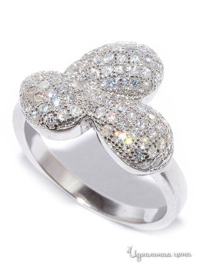 Кольцо SILVER-WINGS, цвет белый