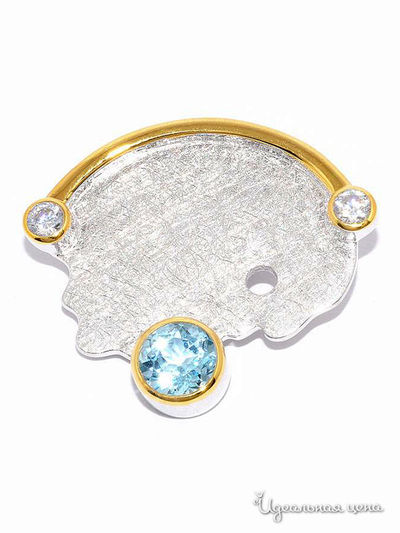 Подвеска SILVER-WINGS, цвет голубой