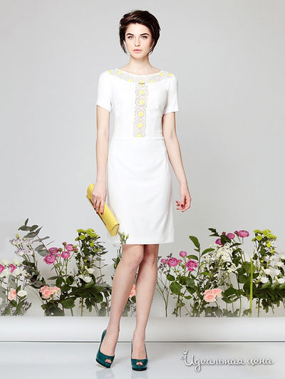 Платье Kiara, цвет белый, желтый