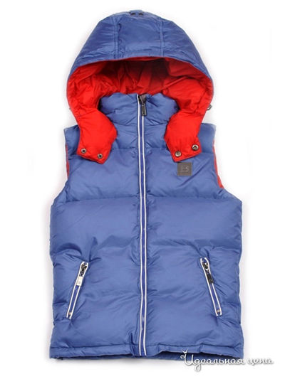 Жилет Borelli, цвет голубой, красный