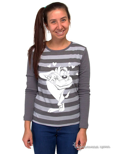 Лонгслив Cartoon Brands, цвет серый