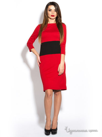 Платье Orrix, цвет красный, черный