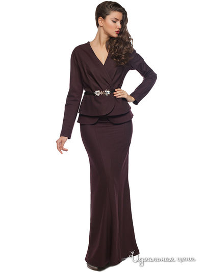 Юбка Ksenia Knyazeva, цвет бордовый