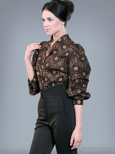 Блуза Ksenia Knyazeva, цвет коричневый