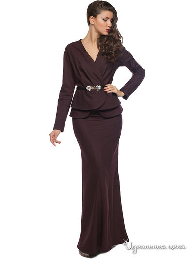 Жакет Ksenia Knyazeva, цвет бордовый