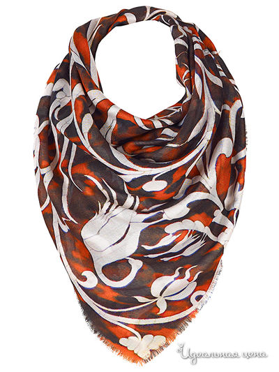 Платок, 120*120 Rob-Art by Katya Rozhdestvenskaya, цвет мультиколор