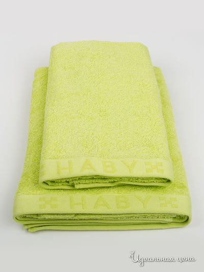 Полотенце, 50x90 см Haby, цвет зелёный
