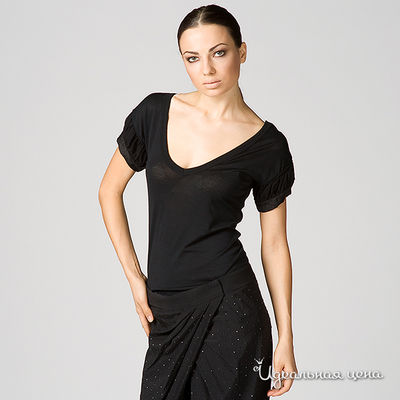 Майка Pinko, цвет цвет черный