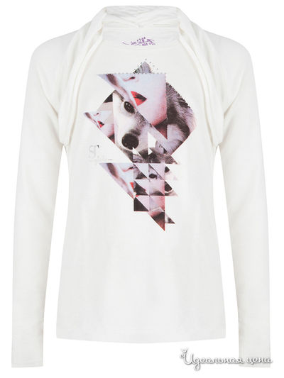 Лонгслив Supertrash, цвет белый