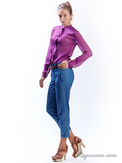 Блуза M.A.K.K.O., цвет фиолетовый