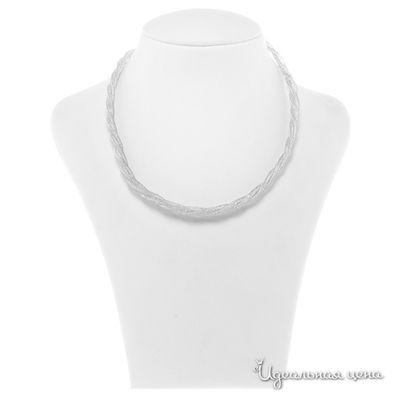 Колье Эсмеральда, цвет серебряный