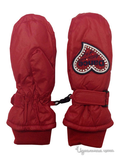 Варежки Gulliver, цвет красный