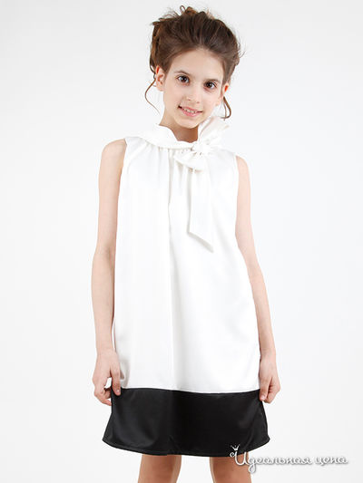 Платье Gulliver, цвет белый, черный