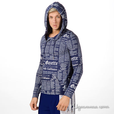 Ветровка Galliano, цвет цвет синий