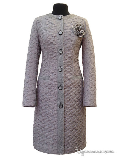 Пальто Brillare, цвет светло-серый