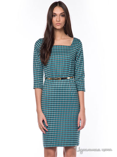 Платье Sense, цвет черный, синий