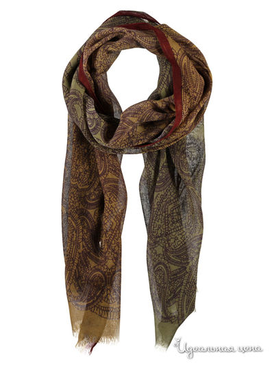 Палантин Passigatti, цвет зеленый, горчичный